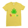 is smoke Ladies Fitted T-Shirt