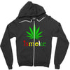 is smoke Zipper Hoodie