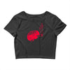 joint smoking brain Crop Top