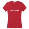 i.hunt.bears Women's V-Neck T-Shirt