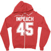 impeach 45 Zipper Hoodie