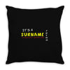 it's a surname thing Throw Pillow