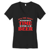 it's the most wonderful time for a beer Women's V-Neck T-Shirt