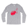 joint smoking brain Long Sleeve Shirts