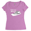 i'm on a boat Women's Triblend Scoop T-shirt