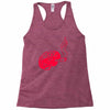 joint smoking brain Racerback Tank