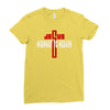 jesus highway to heaven Ladies Fitted T-Shirt
