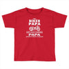 i'm a biker papa just like a normal papa except much cooler Toddler T-shirt