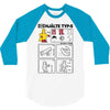 ikea hero type s 3/4 Sleeve Shirt