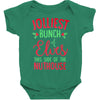 jolliest bunch of elves this side of the nuthouse Baby Bodysuit