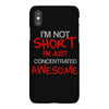 i'm not short awesome iPhoneX Case