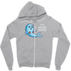 i'm a unicorn mermaid! Zipper Hoodie
