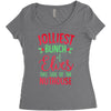 jolliest bunch of elves this side of the nuthouse Women's Triblend Scoop T-shirt