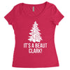 it's a beaut clark! Women's Triblend Scoop T-shirt