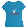 it all starts Women's Triblend Scoop T-shirt