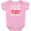 if it's not a love like roseanne &amp; dan i don't want it Baby Bodysuit