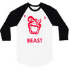 instinct attention gorilla beast 3/4 Sleeve Shirt