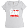 just one more gun i promise Women's Triblend Scoop T-shirt