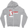 i tried it at home Zipper Hoodie