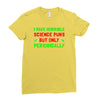 imake horrible since puns but only periodicaly Ladies Fitted T-Shirt