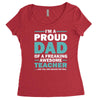 i'm a proud dad of a freaking awesome teacher. (yes she bought me this Women's Triblend Scoop T-shirt