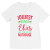 jolliest bunch of elves this side of the nuthouse V-Neck Tee