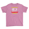 i'm here because you broke something Youth Tee