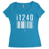 i124q Women's Triblend Scoop T-shirt