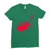 joint smoking brain Ladies Fitted T-Shirt