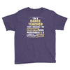 i'm a dance teacher, that means i'm creative cool passionate &amp; a littl Youth Tee