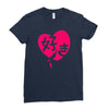kawaii suki cute heart tee japanese kanji Ladies Fitted T-Shirt