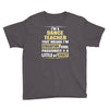 i'm a dance teacher, that means i'm creative cool passionate &amp; a littl Youth Tee