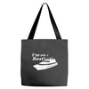 i'm on a boat Tote Bags