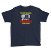 i'm here because you broke something Youth Tee
