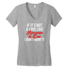 if it's not a love like roseanne &amp; dan i don't want it Women's V-Neck T-Shirt