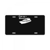 i'm on a boat License Plate
