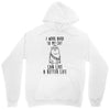 i work hard so my cat can live a better life Unisex Hoodie