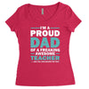 i'm a proud dad of a freaking awesome teacher. (yes she bought me this Women's Triblend Scoop T-shirt