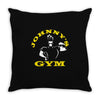 johnny's gym Throw Pillow