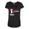 i tried it at home Maternity Scoop Neck T-shirt