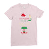 i'm not short i'm just a tall elf Ladies Fitted T-Shirt