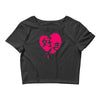 kawaii suki cute heart tee japanese kanji Crop Top