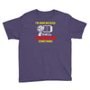 i'm here because you broke something Youth Tee