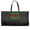 imake horrible since puns but only periodicaly Weekender Totes
