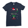 i'm not short i'm just a tall elf Ladies Fitted T-Shirt
