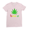 is smoke Ladies Fitted T-Shirt