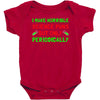 imake horrible since puns but only periodicaly Baby Bodysuit