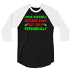imake horrible since puns but only periodicaly 3/4 Sleeve Shirt