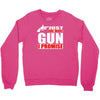 just one more gun i promise Crewneck Sweatshirt