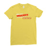 insanity instructor Ladies Fitted T-Shirt